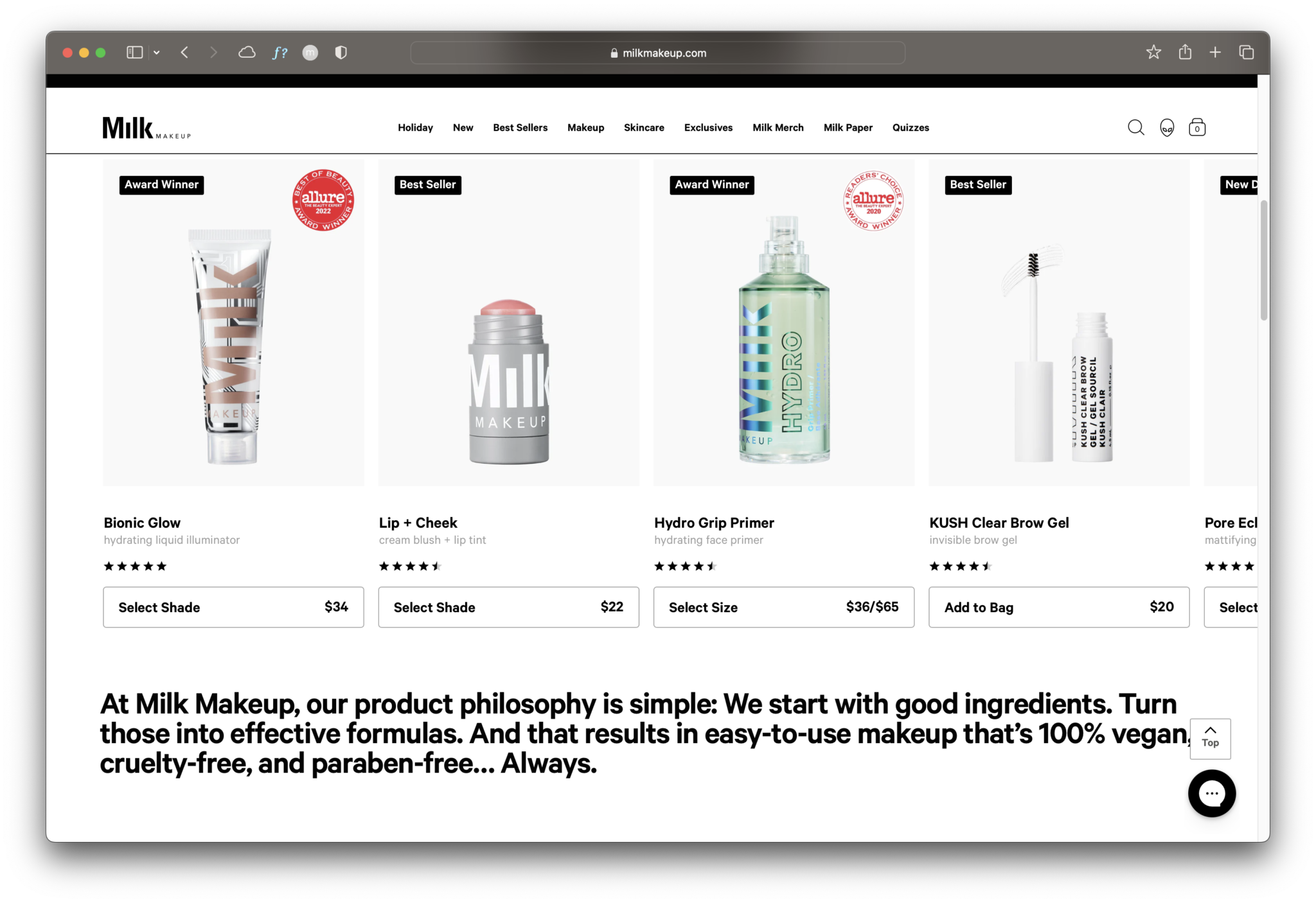 Milk Makeup SIMPLY CREATIVE AGENCY